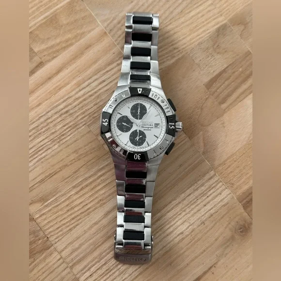 Seiko Coutura Chronograph Rare Vintage Men’s Watch 200M Stainless Bracelet Dial